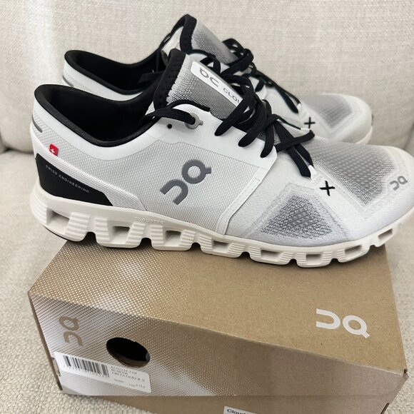 Men’s Cloud X 3 Ivory/Black Training Shoe - Picture 6 of 7